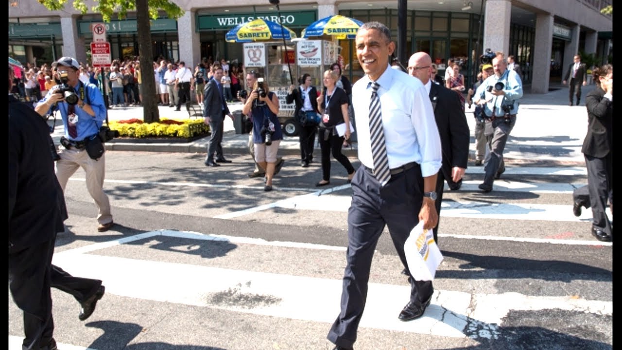 Obama Walking Confidence